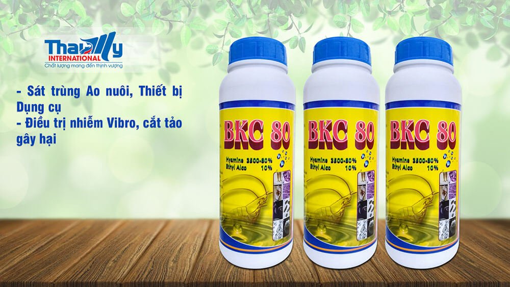 BKC 80 - Diệt khuẩn, sát trùng dụng cụ, ao nuôi hiệu quả